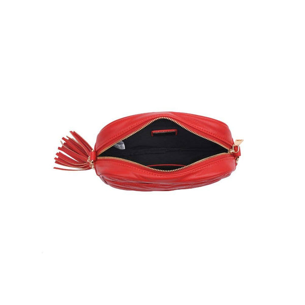 Elodie Chevron Camera Bag Crossbody: Natural