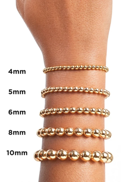 14kt Gold Fill Waterproof Bead Bracelet