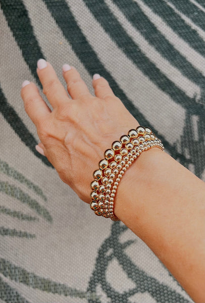 14kt Gold Fill Waterproof Bead Bracelet