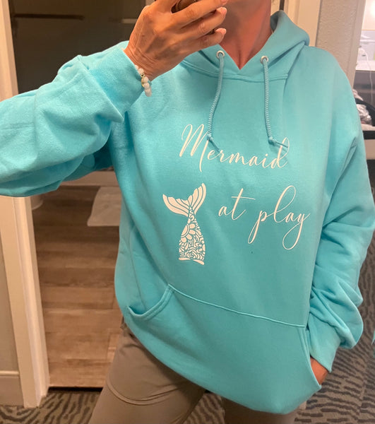 Mermaid at Play Hoodie