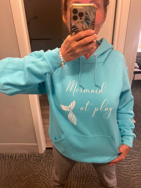 Mermaid at Play Hoodie