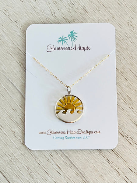 Sunrise Over the Sea Necklace