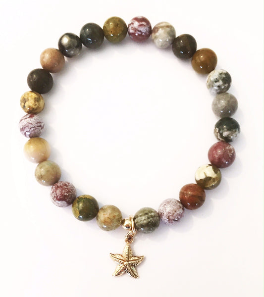 Healing Gems Ocean Jasper Bracelet