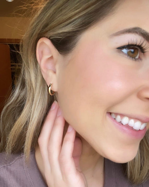 Small Gold Hoop Earrings