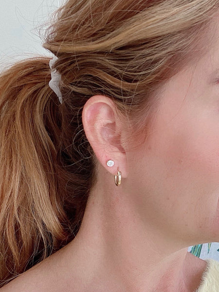 Small Gold Hoop Earrings