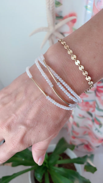 Simple Sequin Chain Bracelet