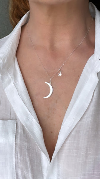 Under the Moon and Stars Necklace