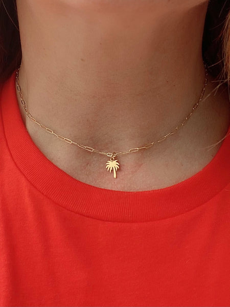 Palm Tree Necklace