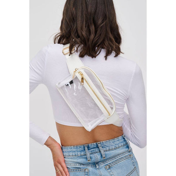 Air Clear Stadium Belt Bag Fanny Pack: Gold