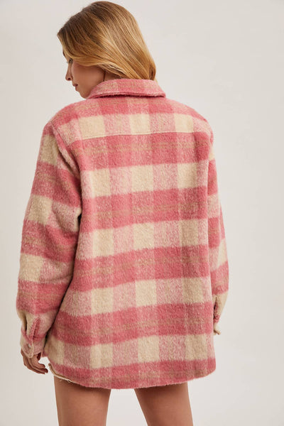 BRUSHED FLANNEL JACKET