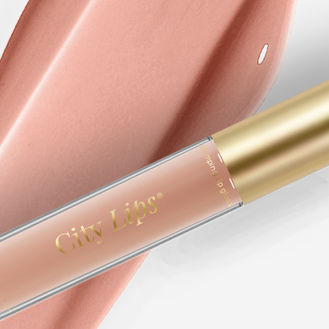 City Lips® - Lip Plumper Gloss: Nude in Folding Carton