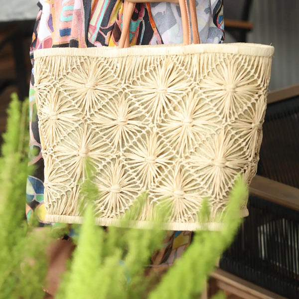 Boho Macrame Tote Bag