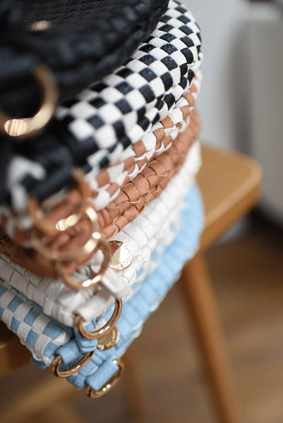 Woven Crossbody Bag: Sunset Clay