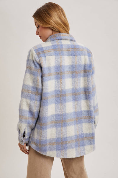 BRUSHED FLANNEL JACKET