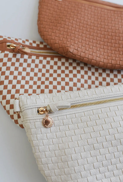 Margaux Woven Crossbody - Onyx Black