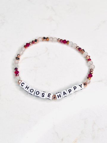 Choose Happy Bracelet