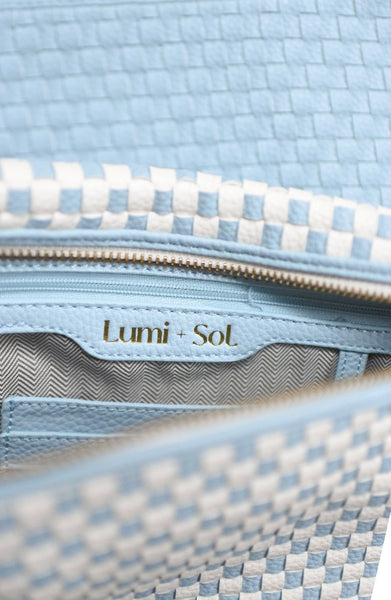 Margaux Woven Crossbody - Beachside White