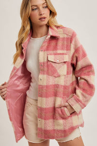 BRUSHED FLANNEL JACKET