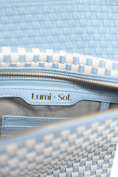 Woven Crossbody Bag: Sunset Clay