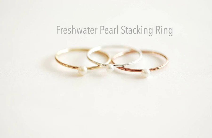 Freshwater Pearl Gold Ring