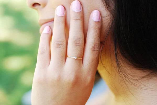 Freshwater Pearl Gold Ring