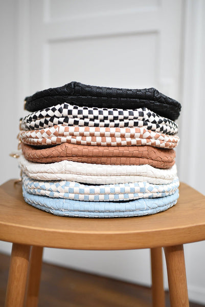 Woven Crossbody Bag: Sunset Clay
