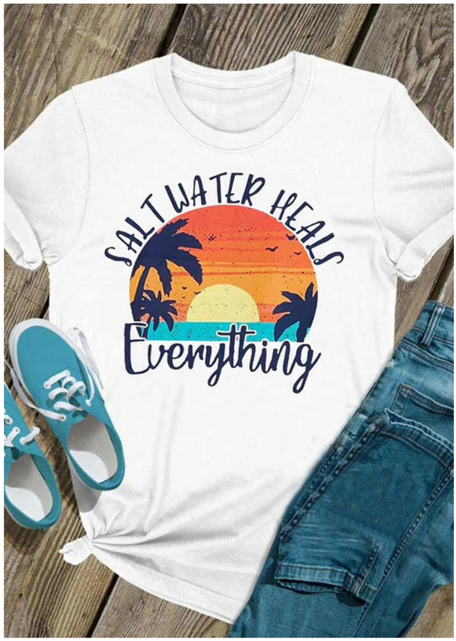 Salt Water Heals Tee