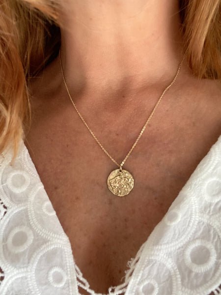 Lion Coin Necklace