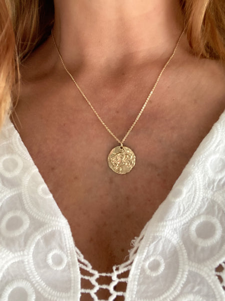 Lion Coin Necklace